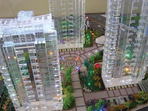 激光切割機制作的建筑模型樣品